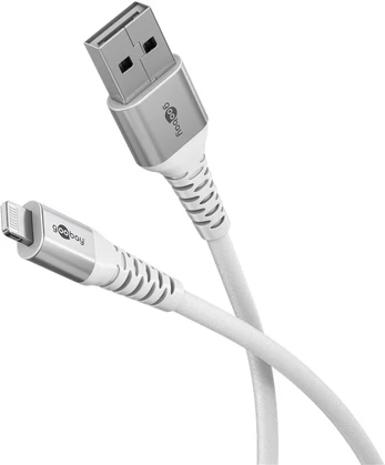 Cable | USB 2.0 | Apple Lightning plug,USB A plug | 2m | white | 60W