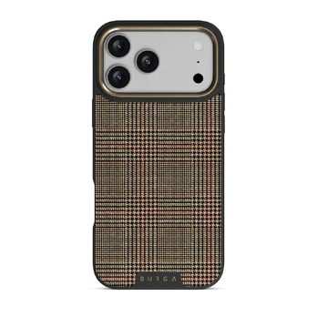 Favorite Coat - Plaid iPhone 17 Pro Max Case, Elite Dark (MagSafe) / Gold