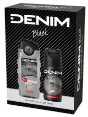 Rinkinys vyrams Sarantis Denim Black, 400 ml kaina
