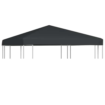 Viršutinis pavėsinės uždangalas, 310 g/m², 3x3m, pilkas