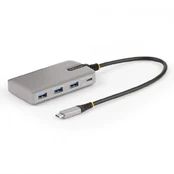 StarTech 4-PORT USB-C 10GBPS HUB/- 3X USB-A/1X USB-C FOR LAPTOPS kaina