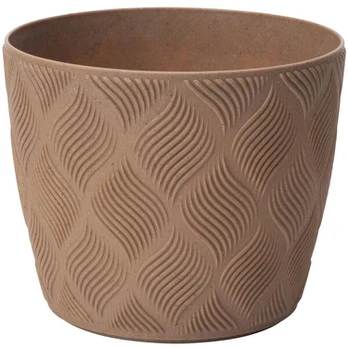 Vazonas Flow Petit Eco, 13 cm, rudas