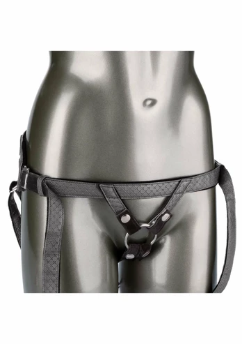 CalExotics The Regal Princess Harness Adjustable Vegan Leather Black