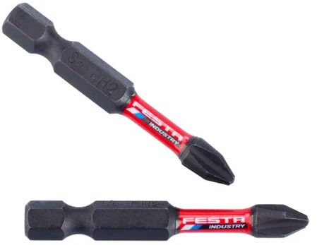 FESTA INDUSTRY PH2 50 mm S2 1/4" Torque Bit, 2 vnt.