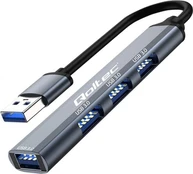 Qoltec HUB adapter USB 3.0 4w1 | 4x USB 3.0 kaina