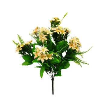 Dirbtinė jazminų puokštė, 50 cm