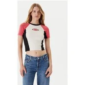 Guess Marškinėliai W5YR44 Z2YJ2 Écru Regular Fit