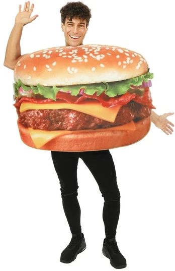 Burgerio-mėsainio kostiumas