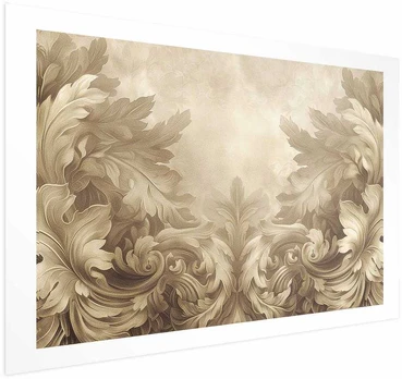 Artgeist Plakatas - Carved Ornaments in Sepia Shades