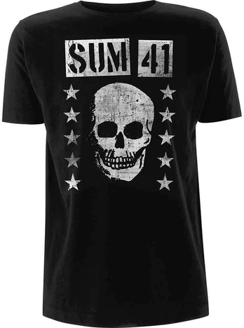 Rock Sum 41 Grinning Skull Marškinėliai, Dydis: XL