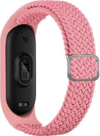 Beline Beline dirželis Mi Band 3/4 Textile rožinis/pink