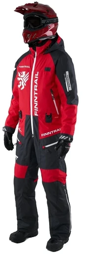 Šiltas kombinezonas Finntrail FLOAT Raudona 3902, Dydis: ML