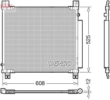 DENSO DCN50050 Air conditioning condenser