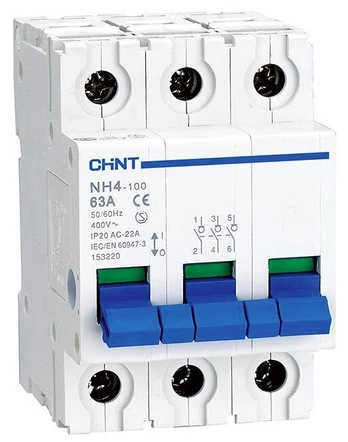 KIRTIKLIS NH4 3P 63A mod, CHINT