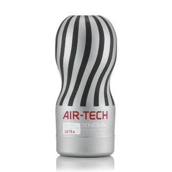 Tenga Air-Tech Ultra rankinis masturbatorius, baltas, 18,5 cm