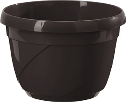 Vazonas Nicoli Twist Juodas, 16 cm