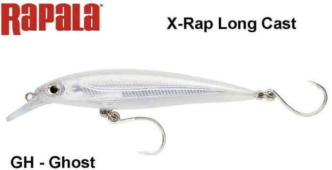 Vobleris Rapala X-Rap Long Cast XXXR12 Ghost