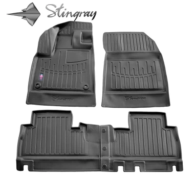 Kilimėliai 3D OPEL Combo E 2018->, 4 vnt. (without armrest) black /5016114