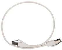 EXTRALINK LAN PATCHCORD CAT.8 U/FTP 0,5M 40G FLAT SHIELDED FOILED TWISTED PAIR BARE COPPER Baltas