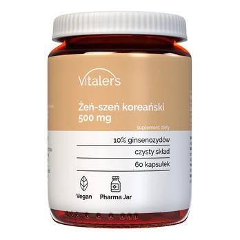Vitaler's Korean Ginseng 500 mg - 60 kapsulių