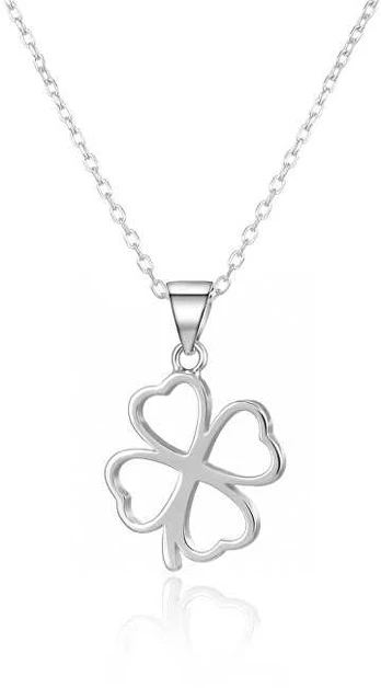 Agato Sidabrinis necklace Four-leaf clover AGS1605/47 (chain, pendant)