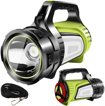 Verk Group Rechargeable torch led searchlight powerbank powerful
