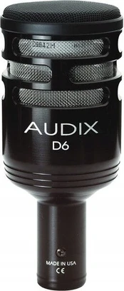 Audix D6 dinaminis instrumentinis mikrofonas