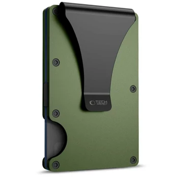 Žalias kortelių dėklas "Tech-Protect Thorn Rfid Card Wallet"