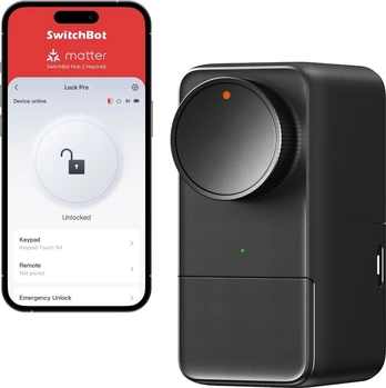 SwitchBot Smart Lock Pro elektronisches Türschloss juodas