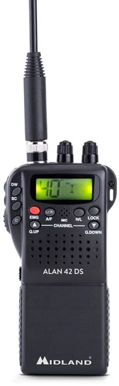 Radijas CB ALAN 42DS AM/FM DIGITAL SQUELCH
