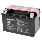 Švino akumuliatorius motociklams VIPOW - 12V 8Ah kaina
