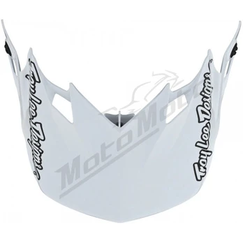 Troy Lee Designs SE4 Mono baltas šalmo snapelis