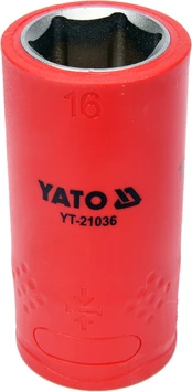 Galvutė izoliuota 16 mm, 1/2" VDE (YT-21036) kaina