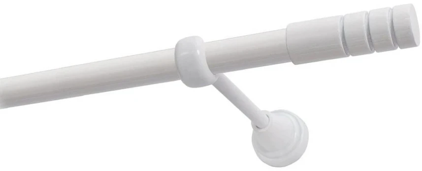 Decastyl VIENAS KARNIZAS FI 19 MM Baltas 320 CM TECHNO KOWALSKI
