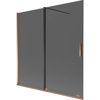 Vonios sienelė Mexen Velar, 160 x 150 cm, Rose gold/Graphite
