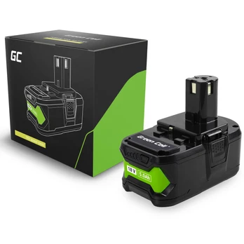 Žalias elementas Ryobi ONE+ 18V 5Ah pakaitinis akumuliatorius RB18L50