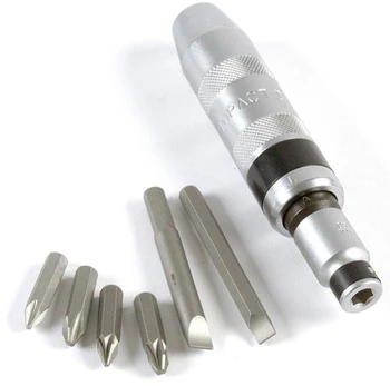 Kamasa Tools Smūginis atsuktuvas su antgaliais 8 dalių