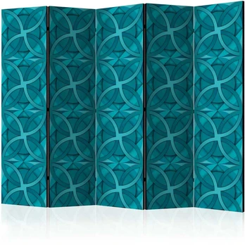 Artgeist Pertvara - Geometric Turquoise II [Room Dividers]