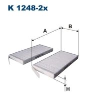 Salono filtras FILTRON K 1248-2X