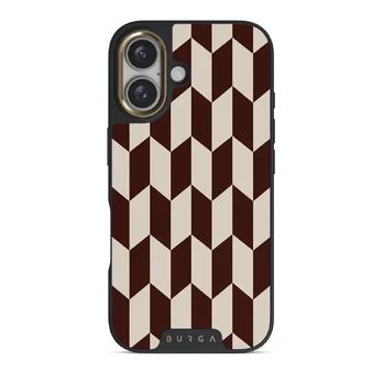Etiquette - iPhone 16 Case, Elite Dark (MagSafe) / Gold