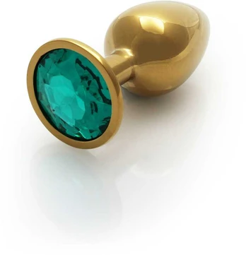 Ouch! Round Gem Butt Plug - Small