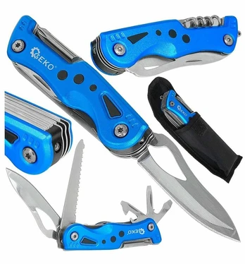 Geko Multitool daugiafunkcinis SPARK Juodas SURVIVAL SERIES (40)