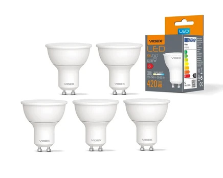 LED lemputė Videx GU10 5W 420lm