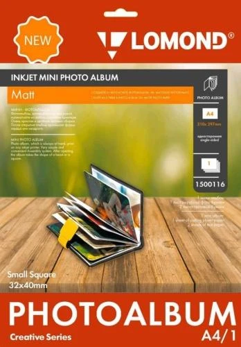 Lomond Inkjet Mini Album Small Square Matte 32x40mm (Small)