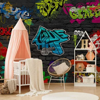 Artgeist Fototapetas - Graffiti wall