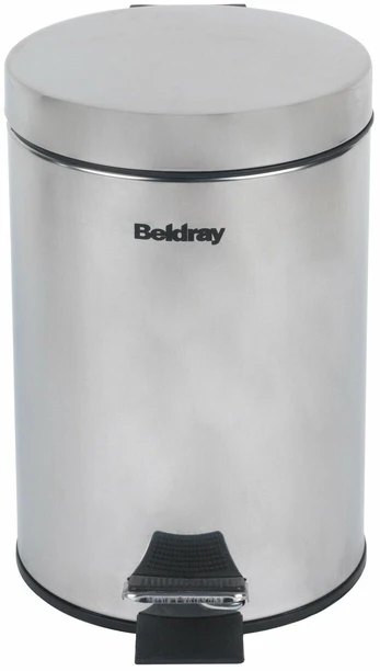 Beldray LA038098SSAFEU7 3 Litre Soft-Close Pedal Bin SS