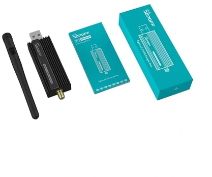 Zigbee Koordinatorius - Sonoff ZigBee 3.0 USB Adapteris 5 V USB SMA Antena Sidabrinė