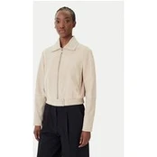 BOSS Odinė striukė Salene 50552203 Smėlio Regular Fit
