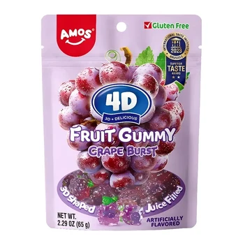 Guminukai AMOS 4D FRUIT GUMMY GRAPE BURST, 65 g