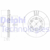 Stabdžių diskas DELPHI BG3809 kaina